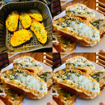 Air Fryer Cheesy Garlic Bread