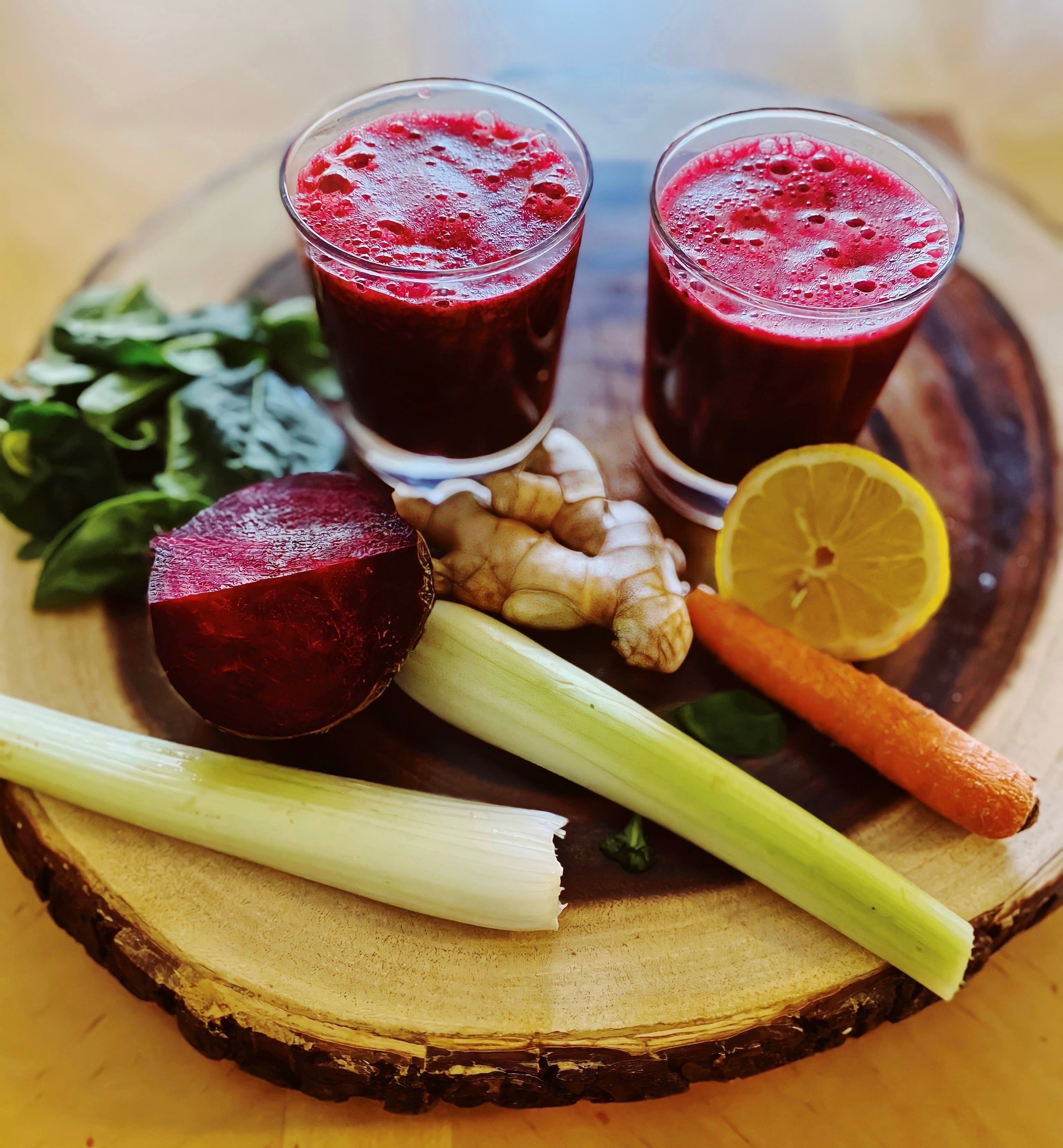 Beet juice for detox boosting 