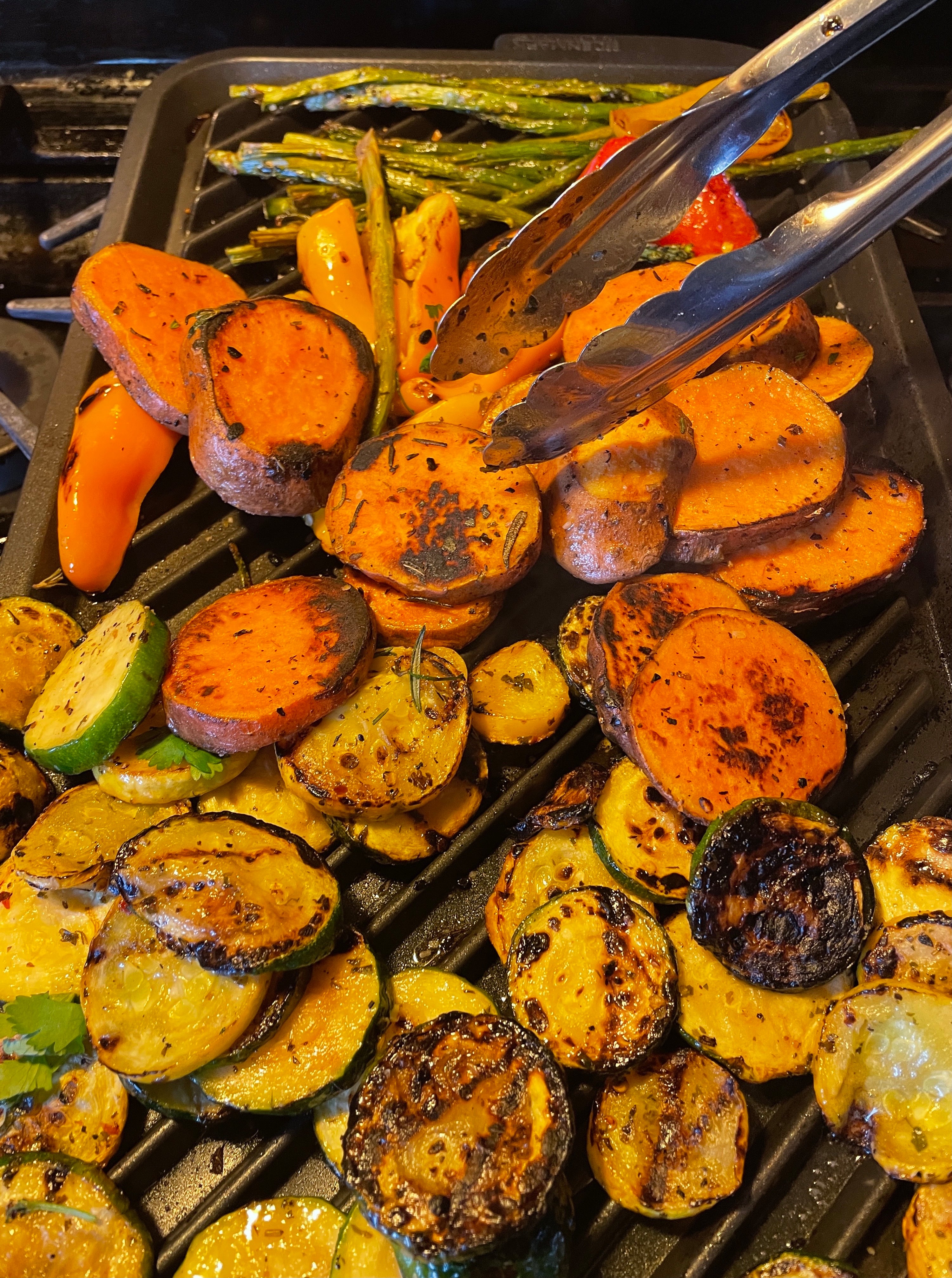 Grilled mixed vegetables